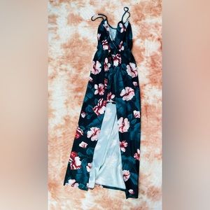 Long Floral Dress Small